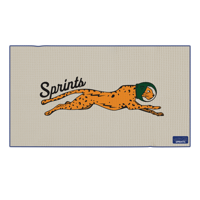 Victory Sprints Mini Towel - front and back view