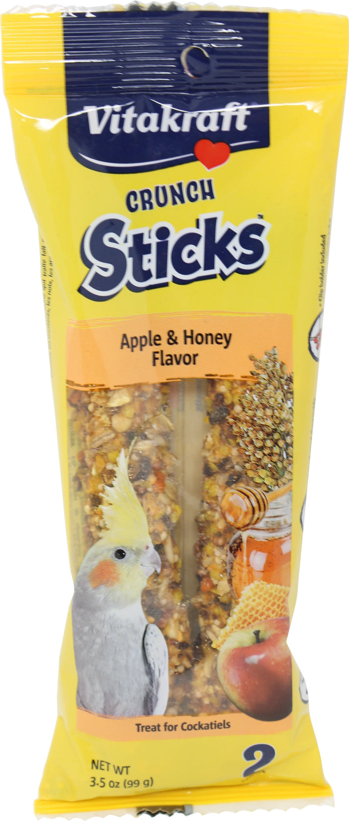 VK CRUNCH STICKS TIEL APPLE-HONEY 2PK