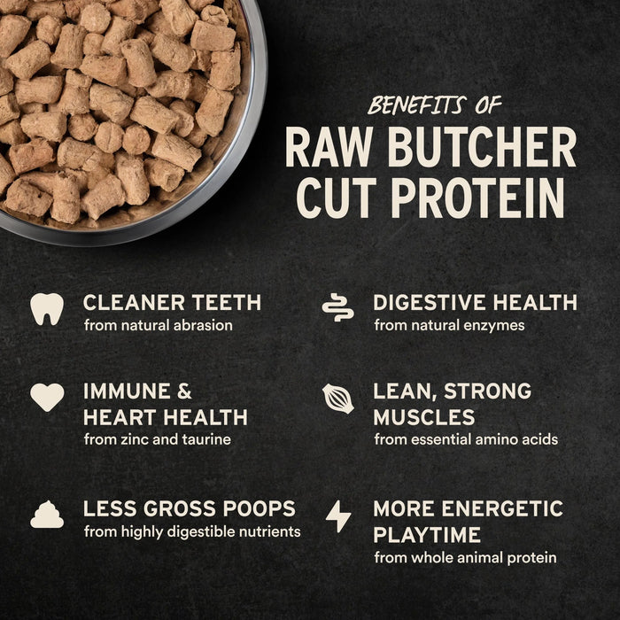 Vital Essentials Freeze-Dried Raw Protein Pork Soft Nibs Meal or Mixer Dog Food