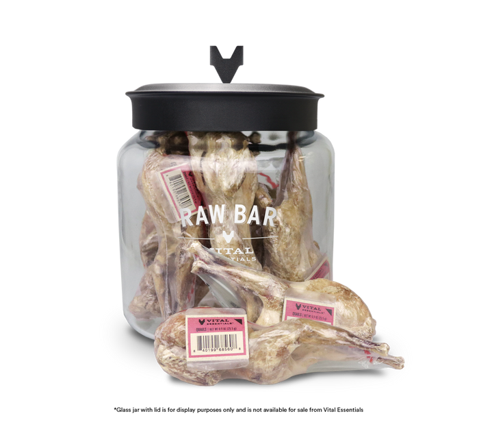 Vital Essentials Raw Bar Freeze Dried Raw Quail Dog Snacks