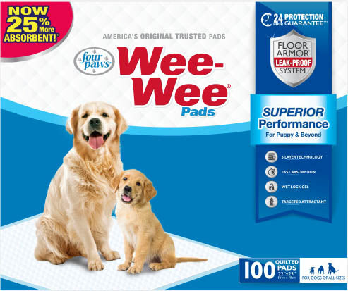 FP WEE WEE PADS PUPPY 100PK