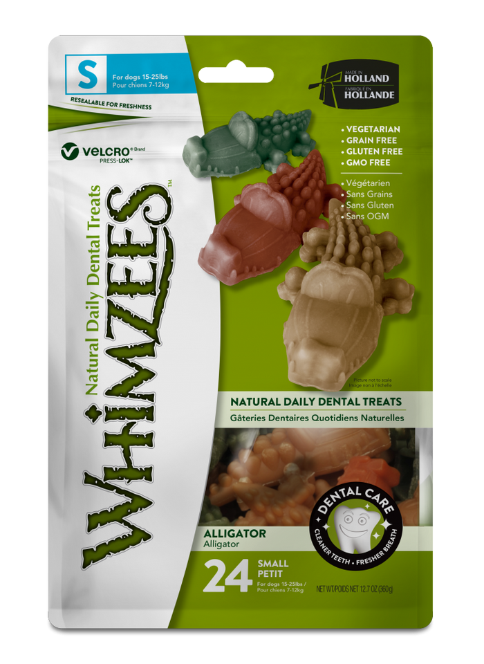 Whimzees Alligator Dental Dog Treats