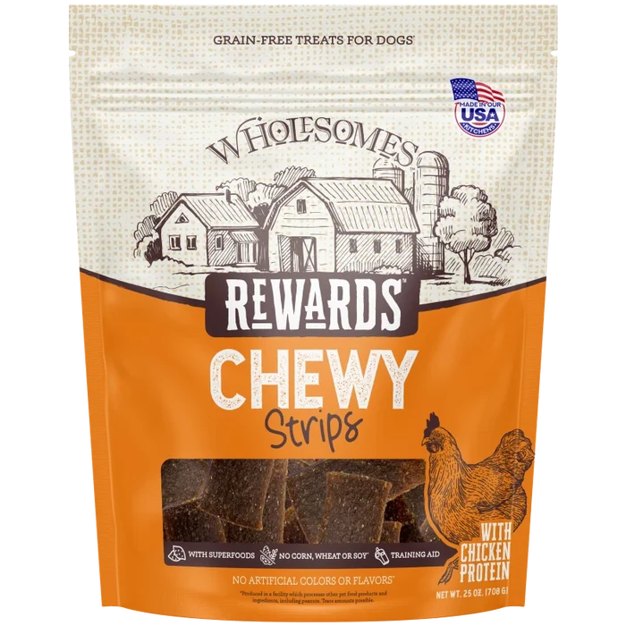Wholesomes™ Rewards Chewy Chicken Strips 25 oz. Dog Treats
