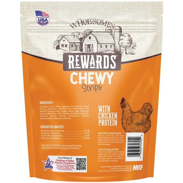 Wholesomes™ Rewards Chewy Chicken Strips 25 oz. Dog Treats