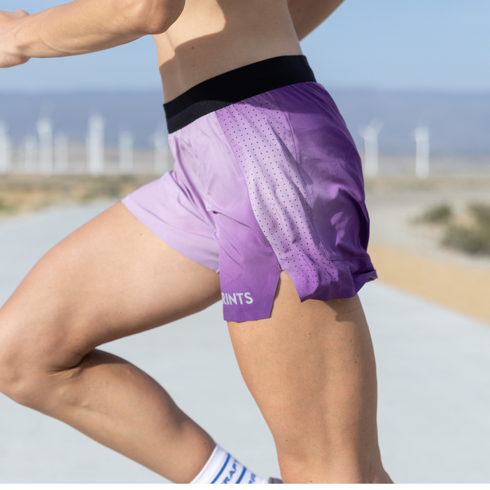 Womens Avigate 4" Mercy Short, Lavender Crush - back view