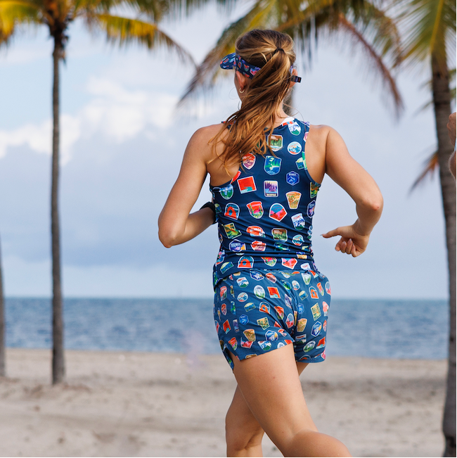 Womens Avigate 4" Mercy Short - National Parks