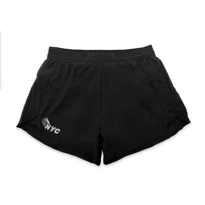 Avigate 4 inch Mercy Short in NYC City of Dreams print - flat lay