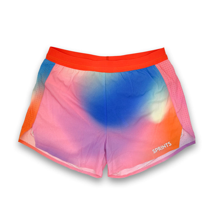 Avigate 4 inch Mercy Short in Skiddle Stratification print - flat lay