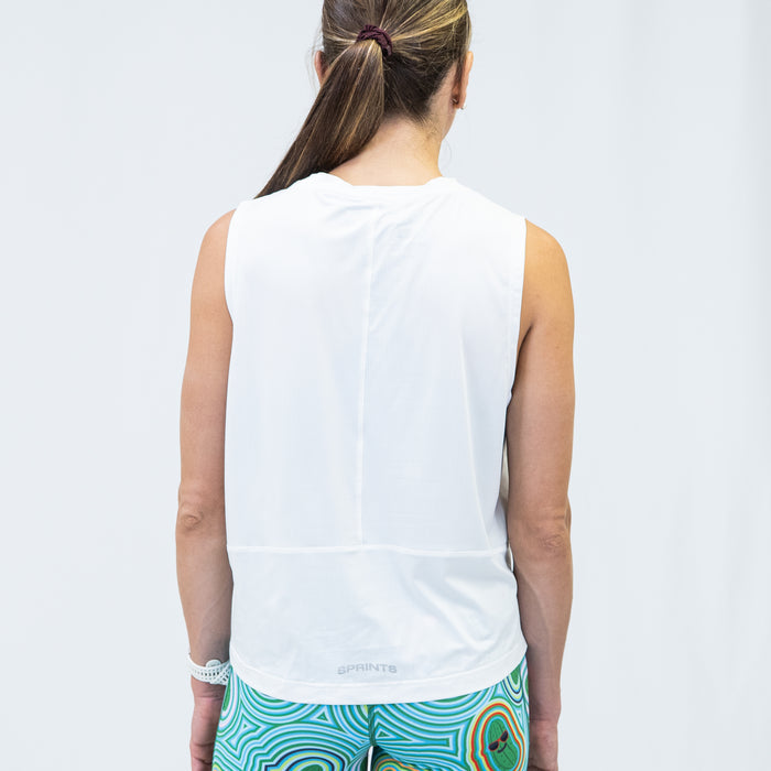 Womens Core Zero Framework Tank - Stealth White