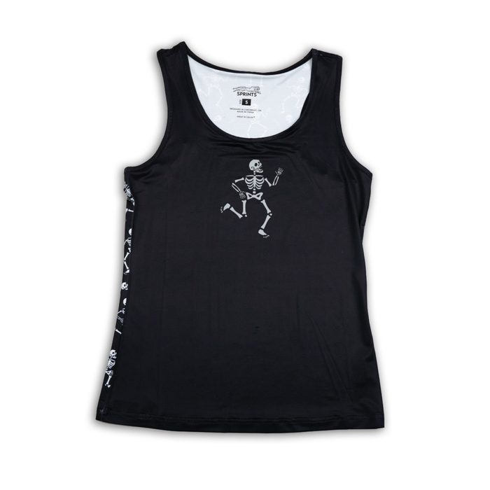 Womens Core Zero Running Tank - Skeleton Crew