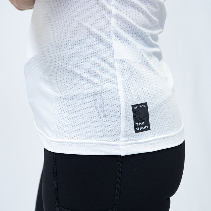 Womens Core Zero Running Tank - Stealth White