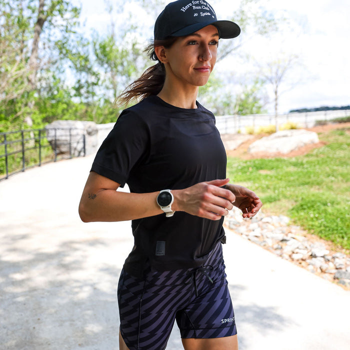 Womens Core Zero Tech Tee - Vault Jag Black