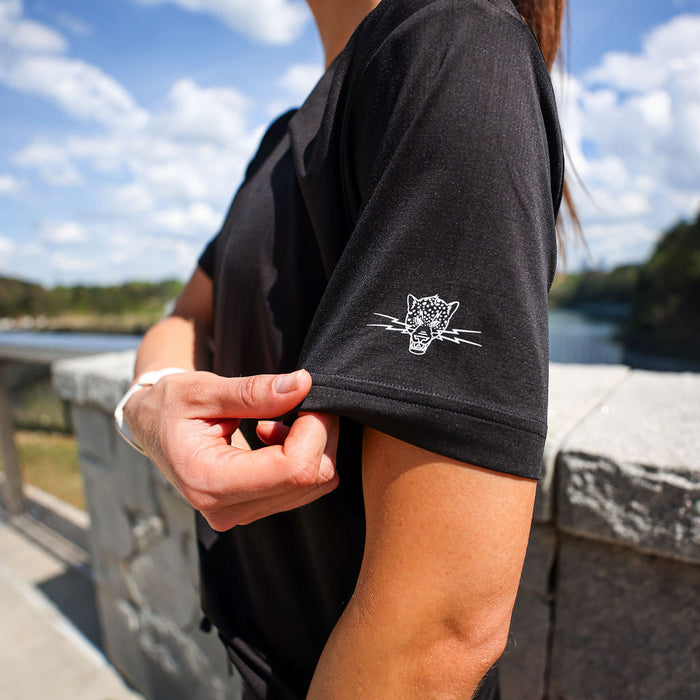 Womens Core Zero Tech Tee - Vault Jag Black
