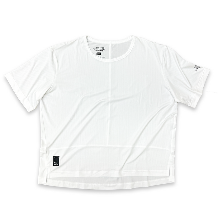 Womens Core Zero Tech Tee - Vault Jag White