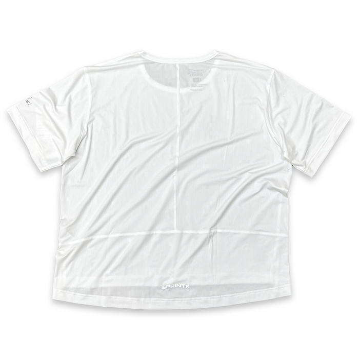 Womens Core Zero Tech Tee - Vault Jag White