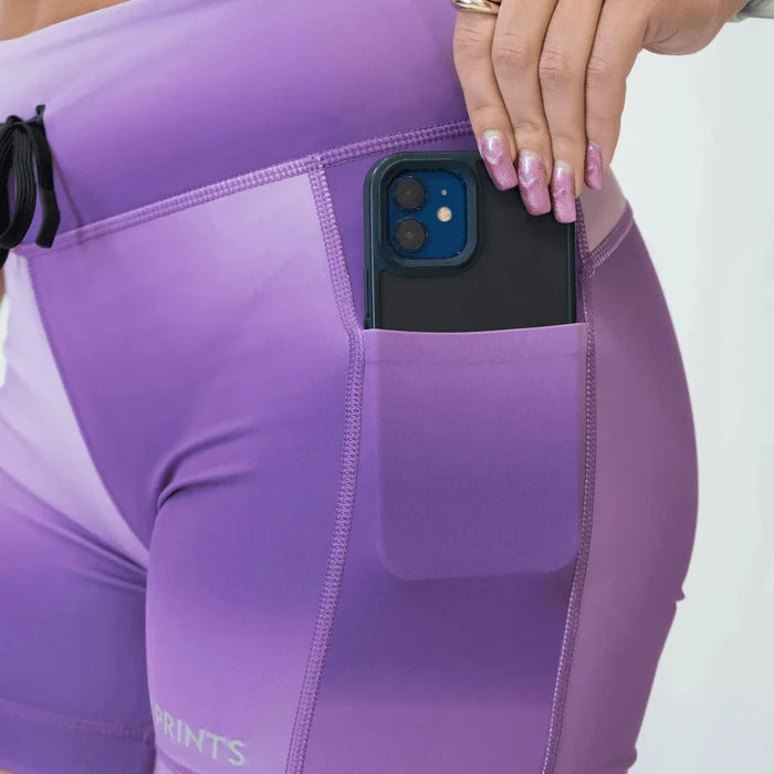 Womens Flexion 5" Compression Short - Lavender Crush