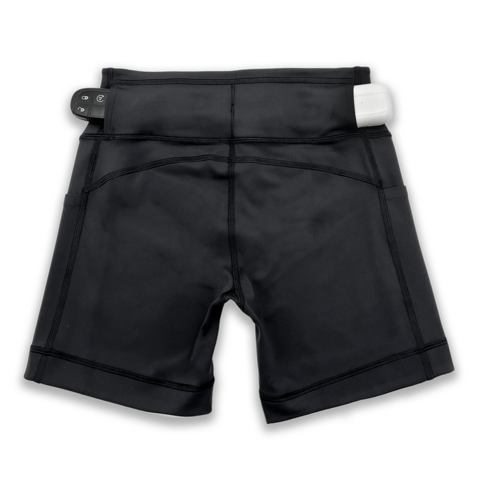 Womens Flexion 5" Compression Short - Stealth Black