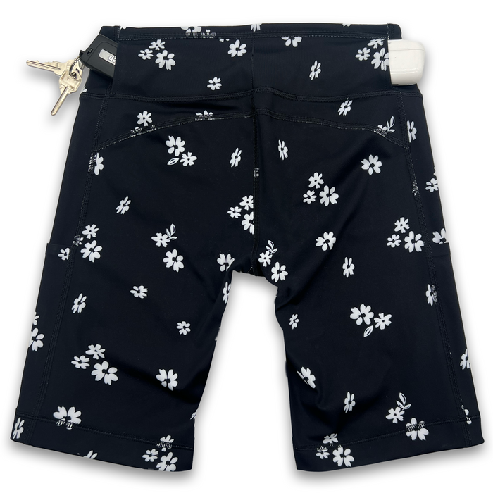 Womens Flexion 8" Compression Short - Florid Declamation