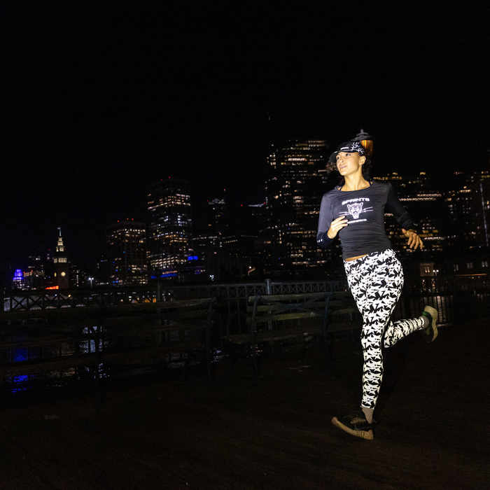 Womens Flexion Max Compression - Shatter Pace Black Flash Reflective