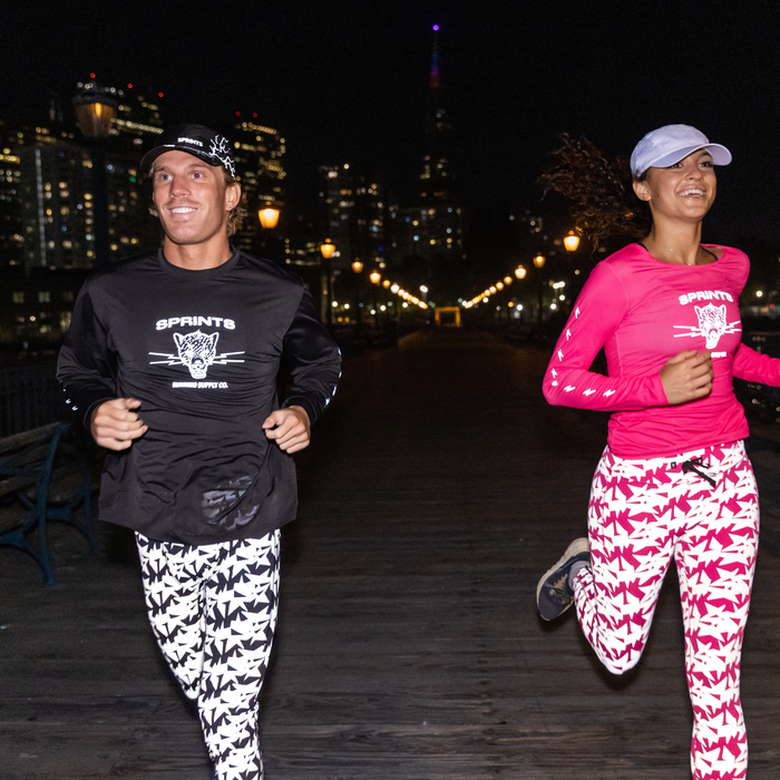 Womens Flexion Max Compression - Shatter Pace Neon Pink Flash Reflective