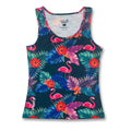 Womens Running Tank - Flamingo - front view