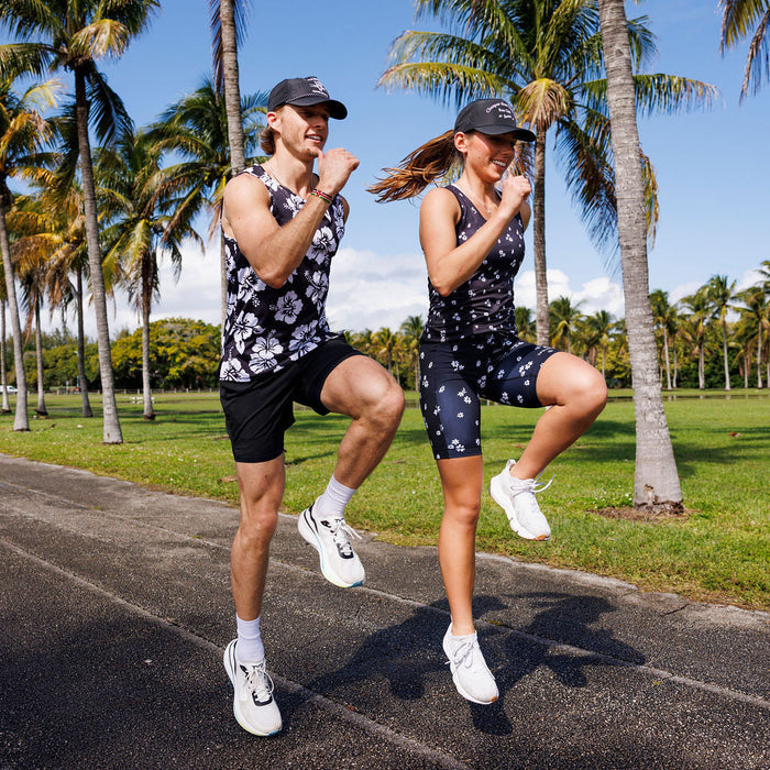 Womens Running Tank - Florid Declamation