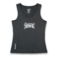 Womens Running Tank - Running is Dope Reflective - front view