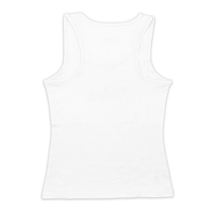 Womens Running Tank - Shock Beast Miles Flash Reflective - back view