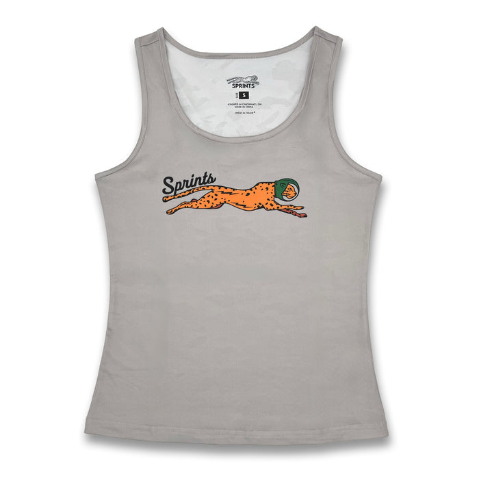Womens Running Tank - Victory Sprints - front view