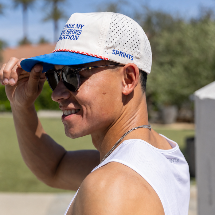 Yes, I Take My Running Shoes on Vacation EZ Rope Snapback (Unisex)