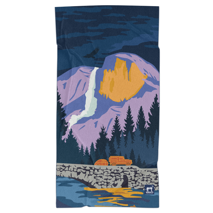 Close-up of the Yosemite Car Seat Cover Towel