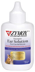 ZYMOX® Enzymatic Ear Solution with 0.5% Hydrocortisone for Cats and Kittens